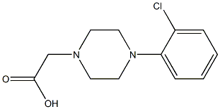 2-[4-(2-chlorophenyl)piperazin-1-yl]acetic acid