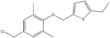 2-[4-(chloromethyl)-2,6-dimethylphenoxymethyl]-5-ethylthiophene|