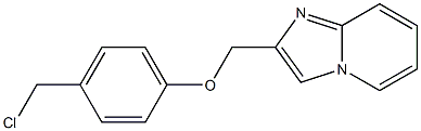 2-[4-(chloromethyl)phenoxymethyl]imidazo[1,2-a]pyridine