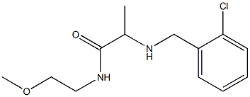 2-{[(2-chlorophenyl)methyl]amino}-N-(2-methoxyethyl)propanamide
