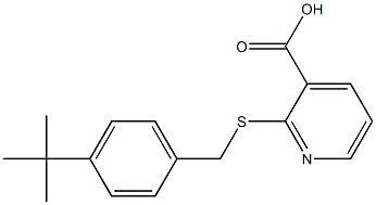 2-{[(4-tert-butylphenyl)methyl]sulfanyl}pyridine-3-carboxylic acid