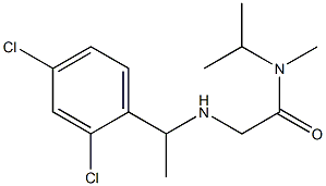 2-{[1-(2,4-dichlorophenyl)ethyl]amino}-N-methyl-N-(propan-2-yl)acetamide