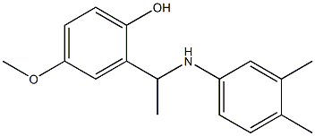 2-{1-[(3,4-dimethylphenyl)amino]ethyl}-4-methoxyphenol