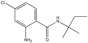 2-amino-4-chloro-N-(1,1-dimethylpropyl)benzamide Structure