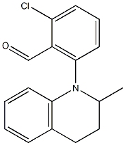2-chloro-6-(2-methyl-1,2,3,4-tetrahydroquinolin-1-yl)benzaldehyde