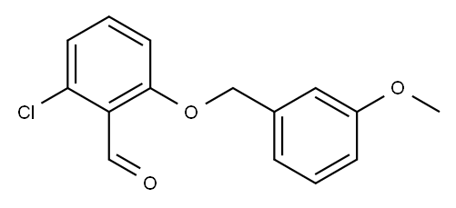 2-chloro-6-[(3-methoxyphenyl)methoxy]benzaldehyde