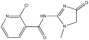 2-chloro-N-(1-methyl-4-oxo-4,5-dihydro-1H-imidazol-2-yl)pyridine-3-carboxamide