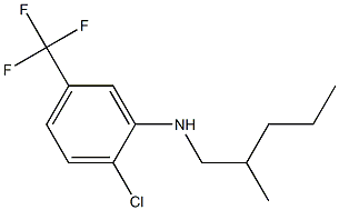 2-chloro-N-(2-methylpentyl)-5-(trifluoromethyl)aniline