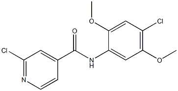2-chloro-N-(4-chloro-2,5-dimethoxyphenyl)pyridine-4-carboxamide