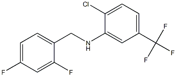 2-chloro-N-[(2,4-difluorophenyl)methyl]-5-(trifluoromethyl)aniline