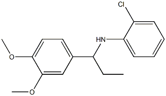 2-chloro-N-[1-(3,4-dimethoxyphenyl)propyl]aniline