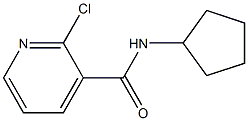 2-chloro-N-cyclopentylpyridine-3-carboxamide Structure