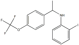 2-iodo-N-{1-[4-(trifluoromethoxy)phenyl]ethyl}aniline