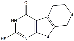 2-mercapto-3,5,6,8-tetrahydro-4H-thiopyrano[4',3':4,5]thieno[2,3-d]pyrimidin-4-one