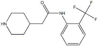 2-piperidin-4-yl-N-[2-(trifluoromethyl)phenyl]acetamide