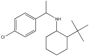 2-tert-butyl-N-[1-(4-chlorophenyl)ethyl]cyclohexan-1-amine