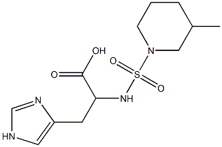 3-(1H-imidazol-4-yl)-2-{[(3-methylpiperidine-1-)sulfonyl]amino}propanoic acid