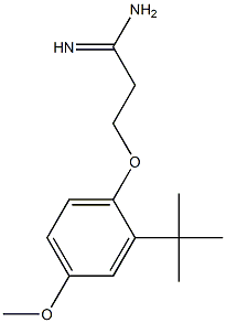 3-(2-tert-butyl-4-methoxyphenoxy)propanimidamide