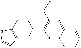 3-(chloromethyl)-2-{4H,5H,6H,7H-thieno[3,2-c]pyridin-5-yl}quinoline