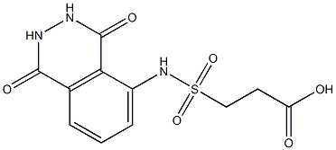 3-[(1,4-dioxo-1,2,3,4-tetrahydrophthalazin-5-yl)sulfamoyl]propanoic acid