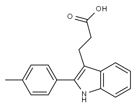3-[2-(4-methylphenyl)-1H-indol-3-yl]propanoic acid