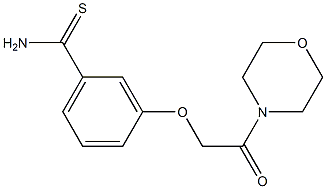 3-[2-(morpholin-4-yl)-2-oxoethoxy]benzene-1-carbothioamide