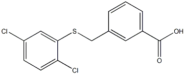 3-{[(2,5-dichlorophenyl)sulfanyl]methyl}benzoic acid