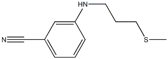 3-{[3-(methylsulfanyl)propyl]amino}benzonitrile|