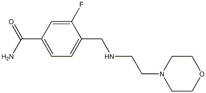 3-fluoro-4-({[2-(morpholin-4-yl)ethyl]amino}methyl)benzamide