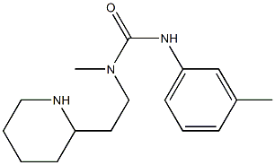 3-methyl-1-(3-methylphenyl)-3-[2-(piperidin-2-yl)ethyl]urea