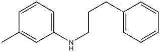 3-methyl-N-(3-phenylpropyl)aniline Structure