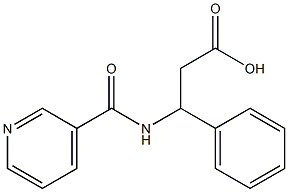 3-phenyl-3-[(pyridin-3-ylcarbonyl)amino]propanoic acid
