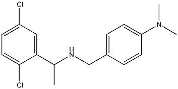 4-({[1-(2,5-dichlorophenyl)ethyl]amino}methyl)-N,N-dimethylaniline