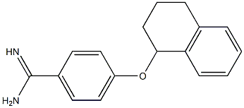 4-(1,2,3,4-tetrahydronaphthalen-1-yloxy)benzene-1-carboximidamide