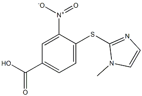 4-[(1-methyl-1H-imidazol-2-yl)sulfanyl]-3-nitrobenzoic acid