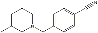 4-[(3-methylpiperidin-1-yl)methyl]benzonitrile