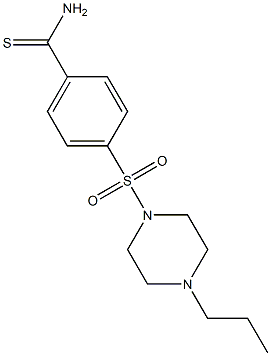 4-[(4-propylpiperazine-1-)sulfonyl]benzene-1-carbothioamide
