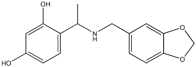 4-{1-[(2H-1,3-benzodioxol-5-ylmethyl)amino]ethyl}benzene-1,3-diol