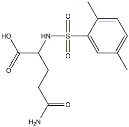4-carbamoyl-2-[(2,5-dimethylbenzene)sulfonamido]butanoic acid