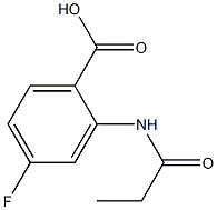 4-fluoro-2-(propionylamino)benzoic acid