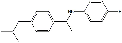 4-fluoro-N-{1-[4-(2-methylpropyl)phenyl]ethyl}aniline
