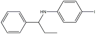 4-iodo-N-(1-phenylpropyl)aniline