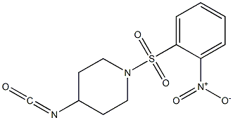 4-isocyanato-1-[(2-nitrobenzene)sulfonyl]piperidine