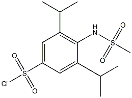 4-methanesulfonamido-3,5-bis(propan-2-yl)benzene-1-sulfonyl chloride