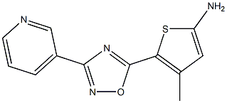 4-methyl-5-[3-(pyridin-3-yl)-1,2,4-oxadiazol-5-yl]thiophen-2-amine