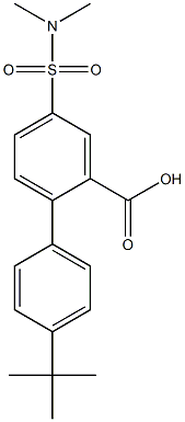 4'-tert-butyl-4-[(dimethylamino)sulfonyl]-1,1'-biphenyl-2-carboxylic acid