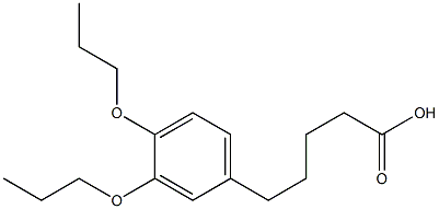 5-(3,4-dipropoxyphenyl)pentanoic acid