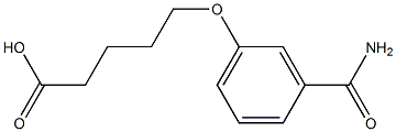 5-(3-carbamoylphenoxy)pentanoic acid