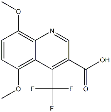 5,8-dimethoxy-4-(trifluoromethyl)quinoline-3-carboxylic acid