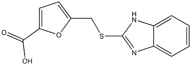 5-[(1H-1,3-benzodiazol-2-ylsulfanyl)methyl]furan-2-carboxylic acid